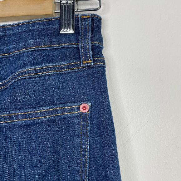 Spanx The Slim x Straight Tummy Slimming stretch Raw Hem Ankle Jeans womens 28 - Picture 8 of 11